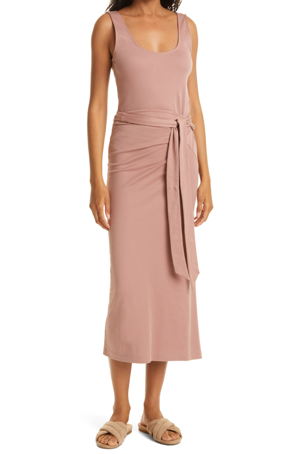 Vince Pima Cotton Sleeveless Dress In ...